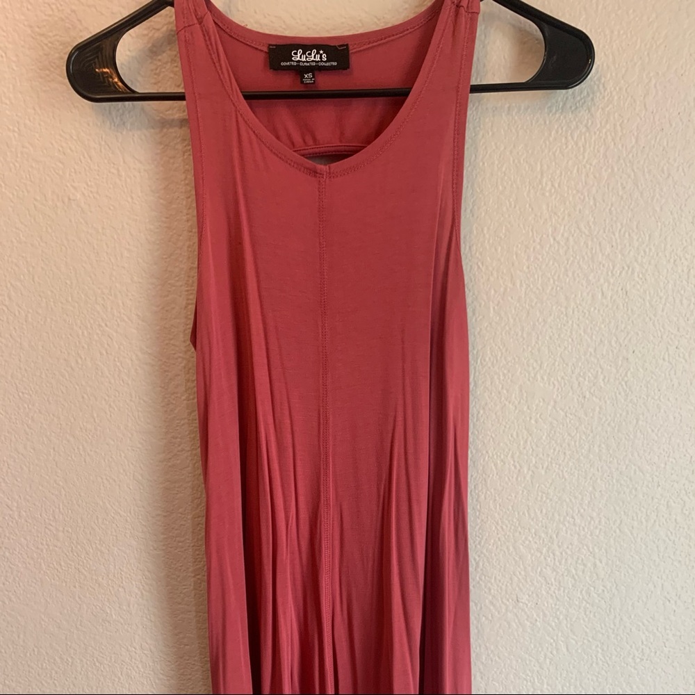 Going Far Rusty Rose Swing Dress